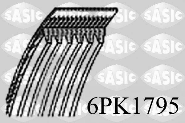 Sasic 6PK1795 - Cinghia Poly-V www.autoricambi360.it