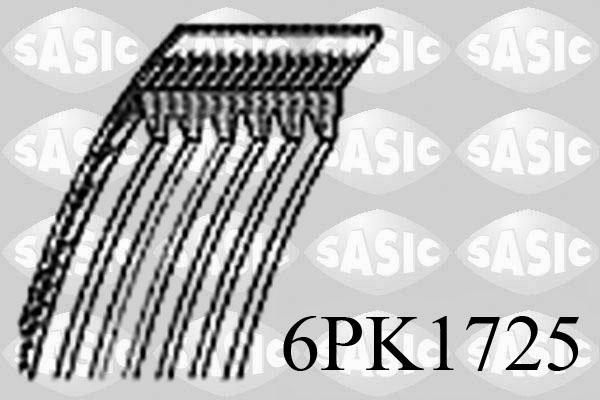 Sasic 6PK1725 - Cinghia Poly-V www.autoricambi360.it
