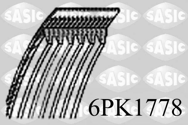 Sasic 6PK1778 - Cinghia Poly-V www.autoricambi360.it
