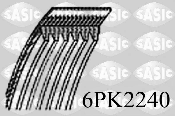Sasic 6PK2240 - Cinghia Poly-V www.autoricambi360.it