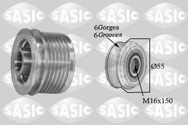 Sasic 1674001 - Puleggia cinghia, Alternatore www.autoricambi360.it