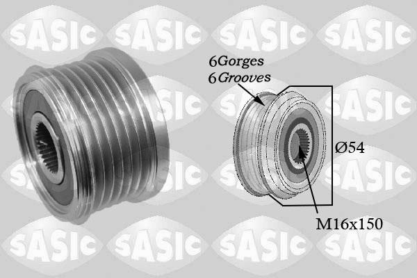 Sasic 1676010 - Puleggia cinghia, Alternatore www.autoricambi360.it