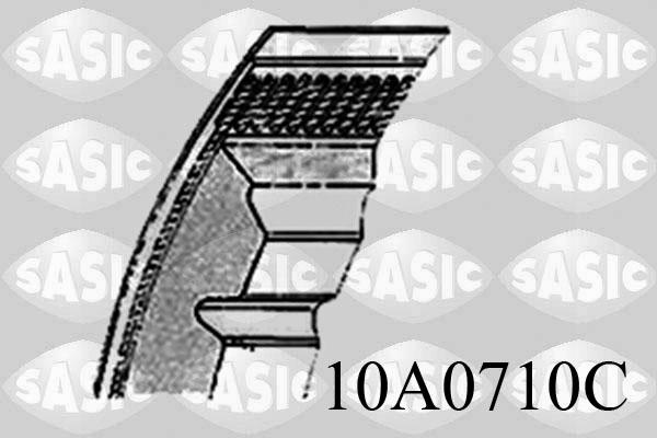 Sasic 10A0710C - Cinghia Poly-V www.autoricambi360.it