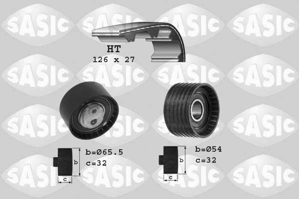 Sasic 1754001 - Kit cinghie dentate www.autoricambi360.it