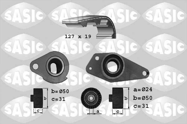Sasic 1754016 - Kit cinghie dentate www.autoricambi360.it