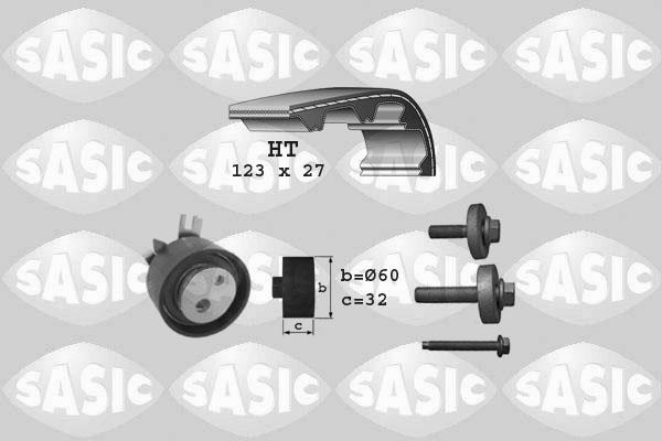 Sasic 1754010 - Kit cinghie dentate www.autoricambi360.it