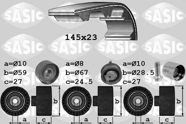 Sasic 1756058 - Kit cinghie dentate www.autoricambi360.it