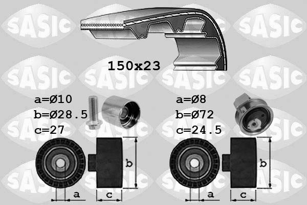 Sasic 1756053 - Kit cinghie dentate www.autoricambi360.it