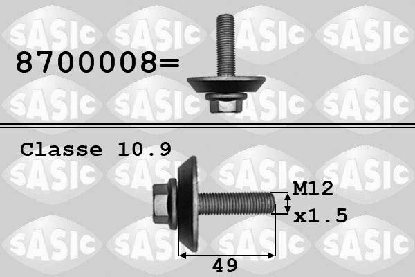 Sasic 8700008 - Bullone puleggia www.autoricambi360.it