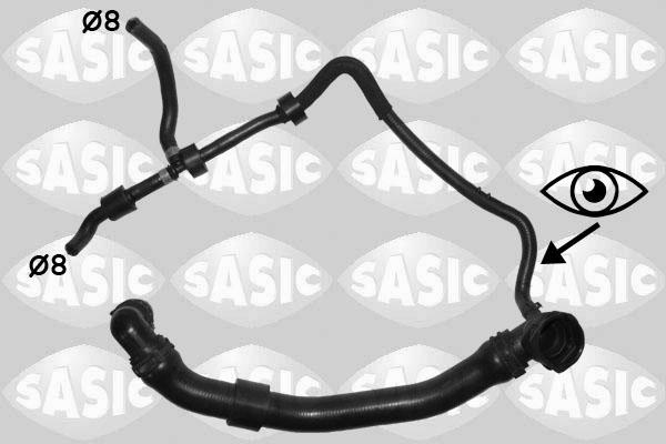 Sasic 3406505 - Flessibile radiatore www.autoricambi360.it