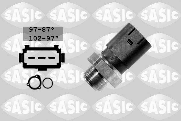 Sasic 3806012 - Termocontatto, Ventola radiatore www.autoricambi360.it