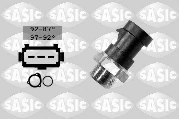 Sasic 3800002 - Termocontatto, Ventola radiatore www.autoricambi360.it