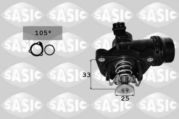 Sasic 3306009 - Termostato, Refrigerante www.autoricambi360.it