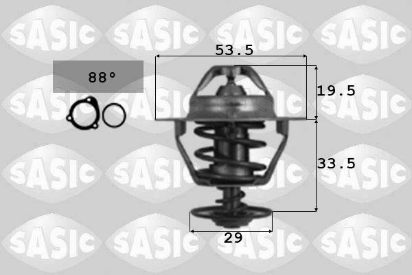 Sasic 3306038 - Termostato, Refrigerante www.autoricambi360.it