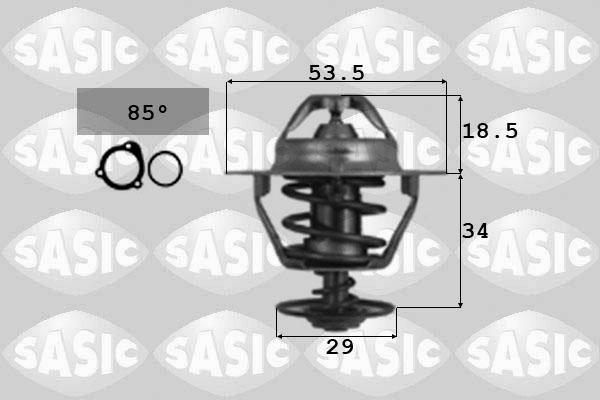 Sasic 3306029 - Termostato, Refrigerante www.autoricambi360.it