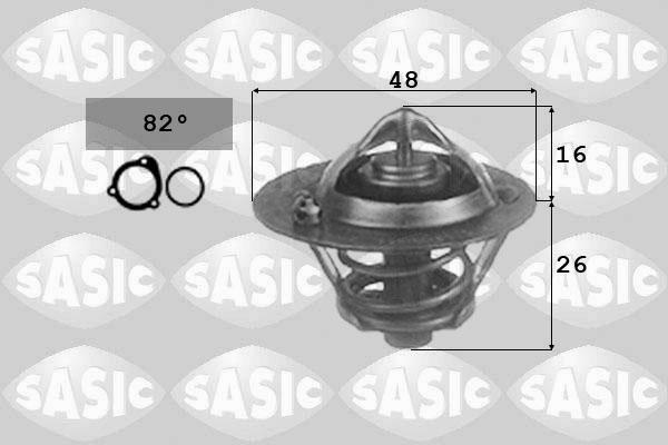 Sasic 3306025 - Termostato, Refrigerante www.autoricambi360.it