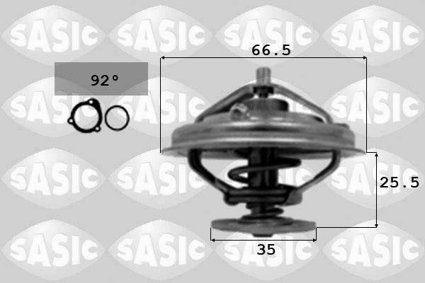 Sasic 3306075 - Termostato, Refrigerante www.autoricambi360.it