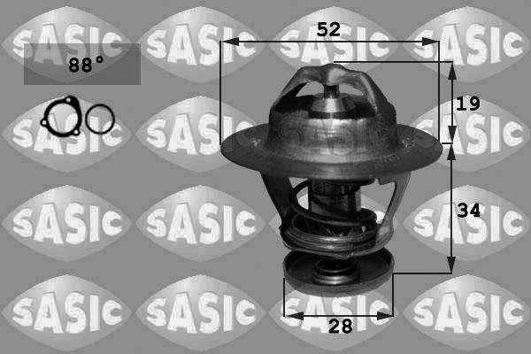 Sasic 3306143 - Termostato, Refrigerante www.autoricambi360.it