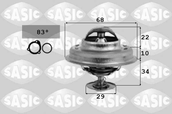 Sasic 3381251 - Termostato, Refrigerante www.autoricambi360.it