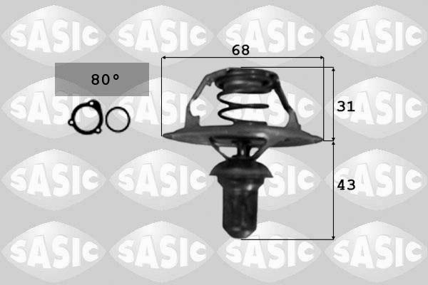 Sasic 3381721 - Termostato, Refrigerante www.autoricambi360.it