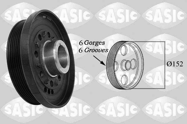 Sasic 2156090 - Puleggia cinghia, Albero a gomiti www.autoricambi360.it
