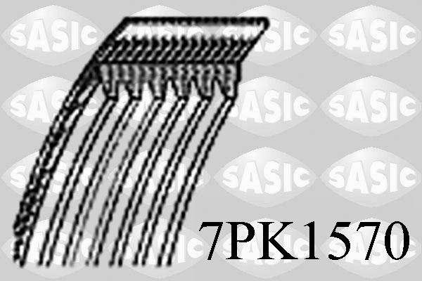 Sasic 7PK1570 - Cinghia Poly-V www.autoricambi360.it