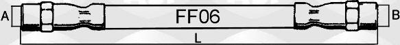 Sasic SBH6281 - Flessibile del freno www.autoricambi360.it