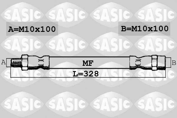 Sasic SBH6283 - Flessibile del freno www.autoricambi360.it