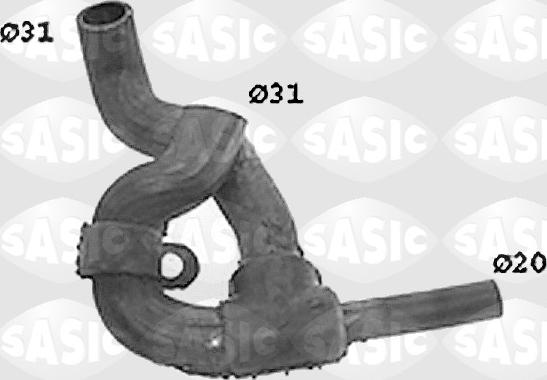 Sasic SWH4183 - Flessibile radiatore www.autoricambi360.it