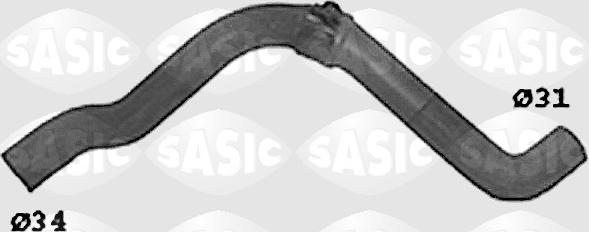 Sasic SWH4289 - Flessibile radiatore www.autoricambi360.it