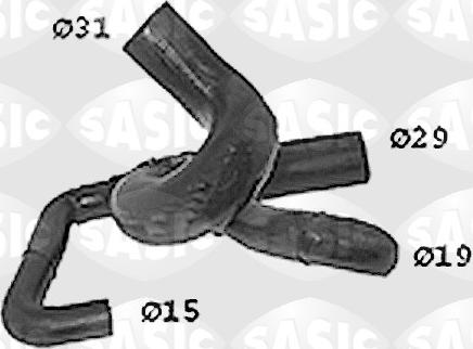 Sasic SWH4271 - Flessibile radiatore www.autoricambi360.it
