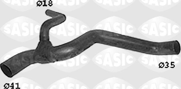 Sasic SWH6741 - Flessibile radiatore www.autoricambi360.it