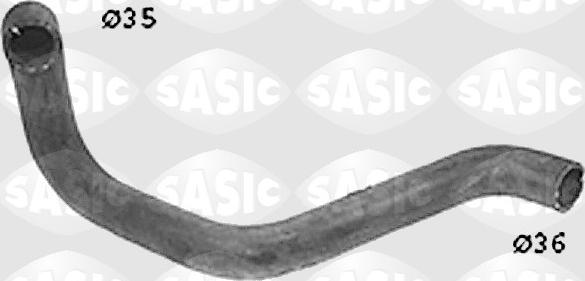 Sasic SWH6729 - Flessibile radiatore www.autoricambi360.it