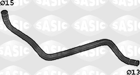 Sasic SWH0355 - Flessibile radiatore www.autoricambi360.it