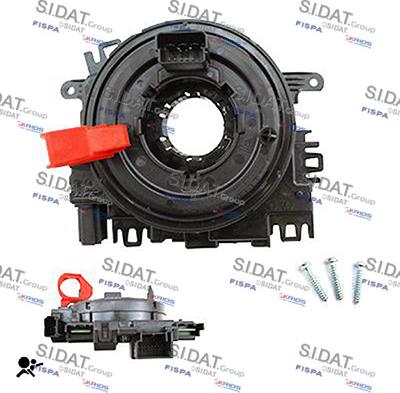 Sidat 430777A2 - Molla spiroelicoidale, Airbag www.autoricambi360.it