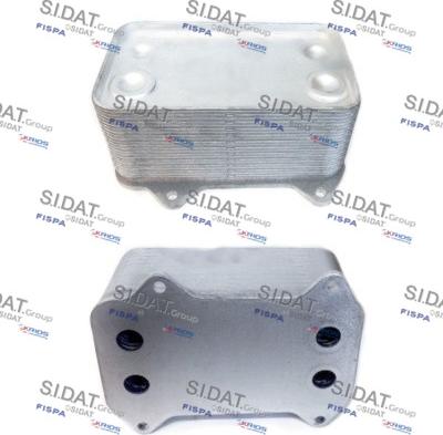 Sidat 590058 - Radiatore olio, Olio motore www.autoricambi360.it