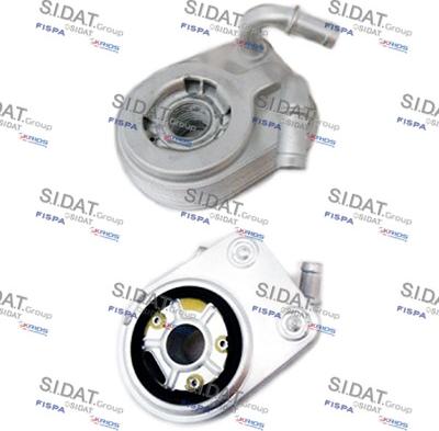 Sidat 590061 - Radiatore olio, Olio motore www.autoricambi360.it