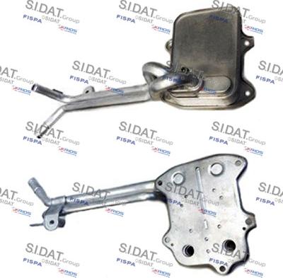 Sidat 590014 - Radiatore olio, Olio motore www.autoricambi360.it