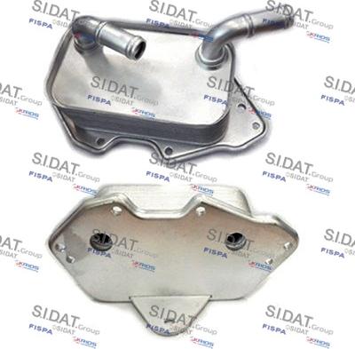 Sidat 590010 - Radiatore olio, Olio motore www.autoricambi360.it