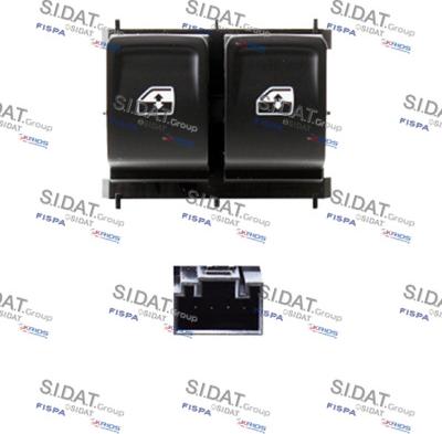 Sidat 5.145571A2 - Interruttore, Alzacristallo www.autoricambi360.it