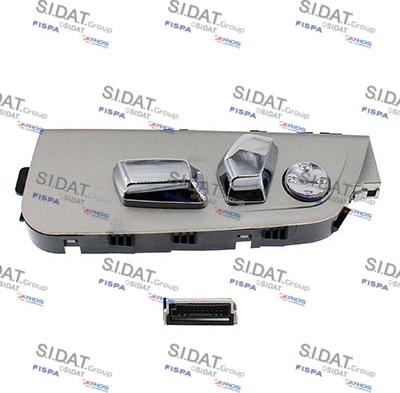 Sidat 640732 - Interruttore, Regolazione sedile www.autoricambi360.it
