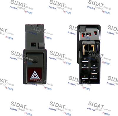 Sidat 660021A2 - Interruttore, Lampeggiatore d'emergenza www.autoricambi360.it