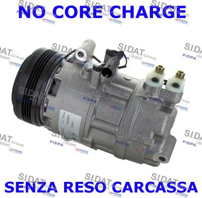 Sidat 1.9092R - Compressore, Climatizzatore www.autoricambi360.it