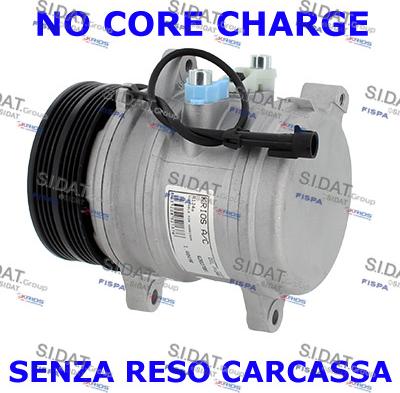 Sidat 1.4049R - Compressore, Climatizzatore www.autoricambi360.it