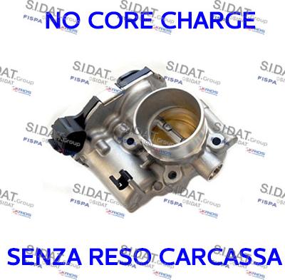 Sidat 88.266R - Corpo farfallato www.autoricambi360.it