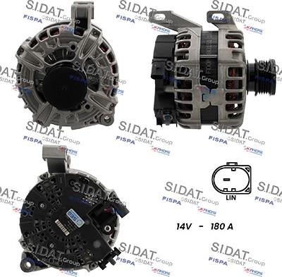 Sidat A12BH0441 - Alternatore www.autoricambi360.it