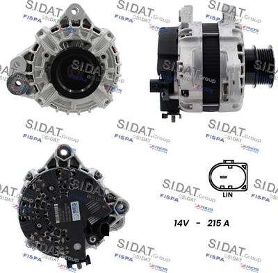 Sidat A12BH0442 - Alternatore www.autoricambi360.it