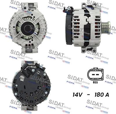 Sidat A12BH0512AS - Alternatore www.autoricambi360.it