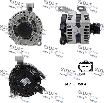Sidat A12BH0589 - Alternatore www.autoricambi360.it