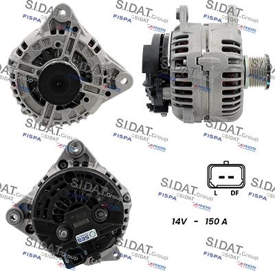 Sidat A12BH0577 - Alternatore www.autoricambi360.it